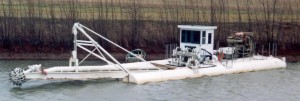 10" dredge with rotary cutter